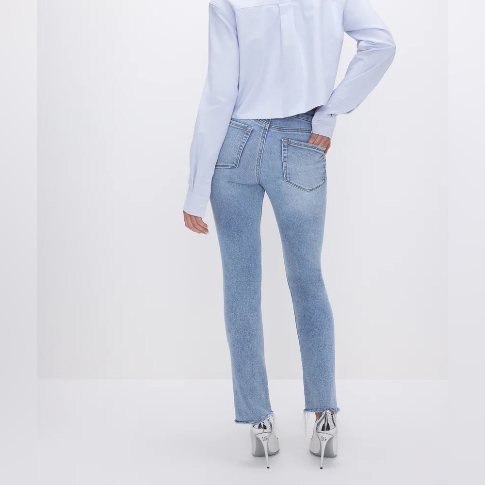 Good American Good Legs Straight Jeans